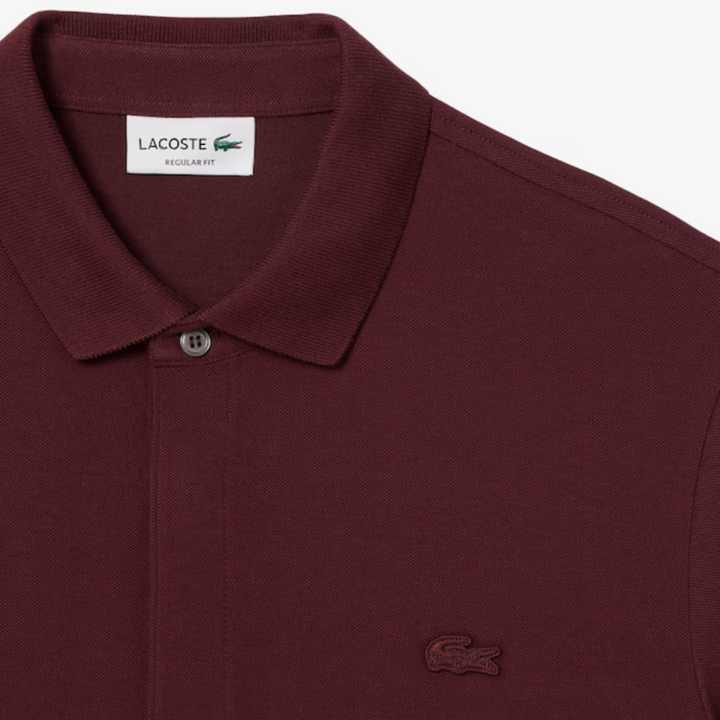 Camisa Polo Lacoste Paris Vinho