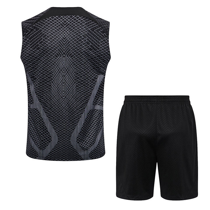 Conjunto Regata De Treino Tottenham 2023/24 Preto