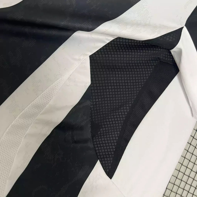 Camisa Juventus I Home 2024/25 Adidas torcedor Masculino Branco e Preto