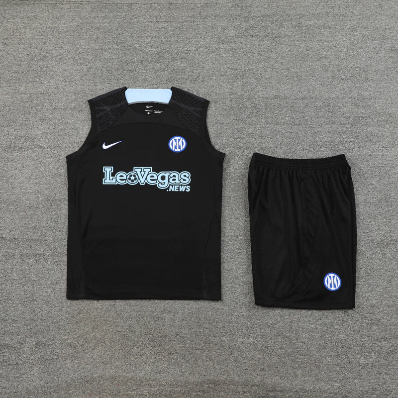 Conjunto Regata Inter de Milão 23/24 Nike - Preto