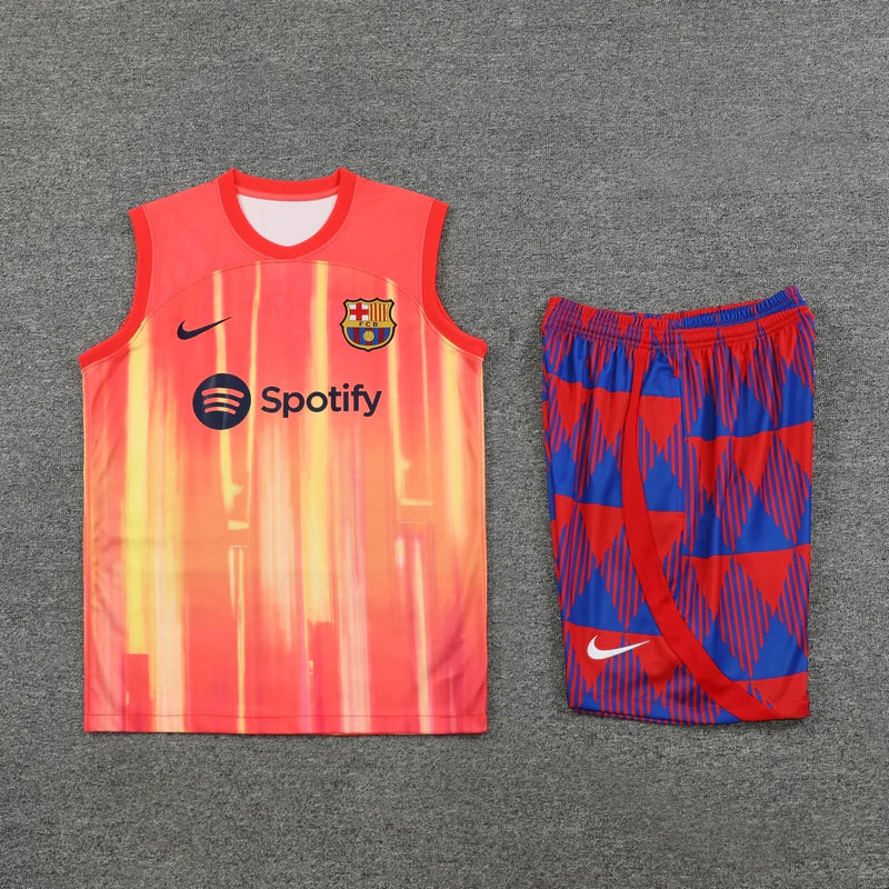 Conjunto Regata Barcelona 23/24 Nike - Laranja