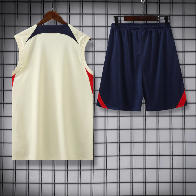 Conjunto Regata PSG 23/24 Nike - Creme