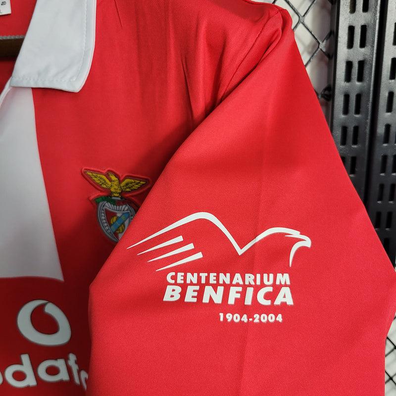 Camisa Benfica Polo 2004/05 Adidas Masculino Retro