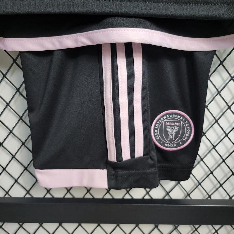 Kit Infantil Inter de Miami Away 23/24 - Adidas - Preto