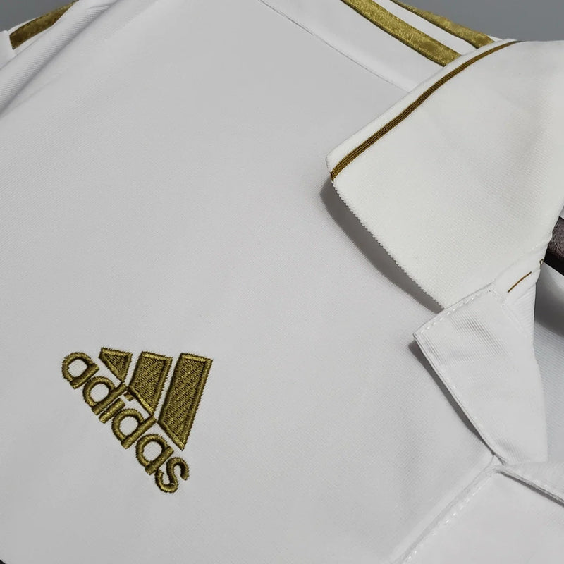 Camisa Retrô Real Madrid I Home Adidas 2011/12 Masculino Branco