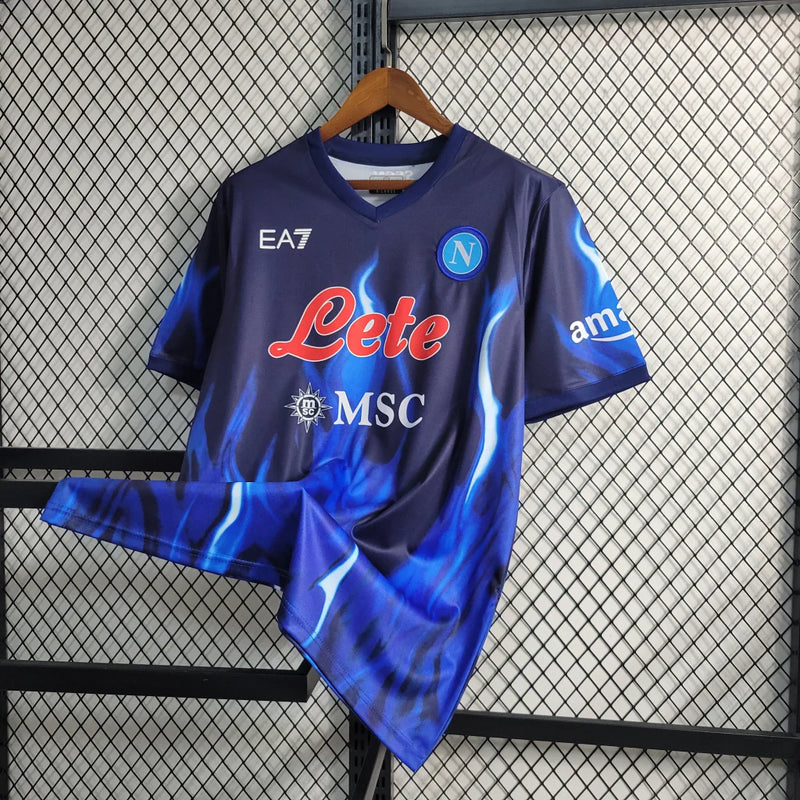 Camisa Napoli Treino EA7 23/24 Torcedor Azul