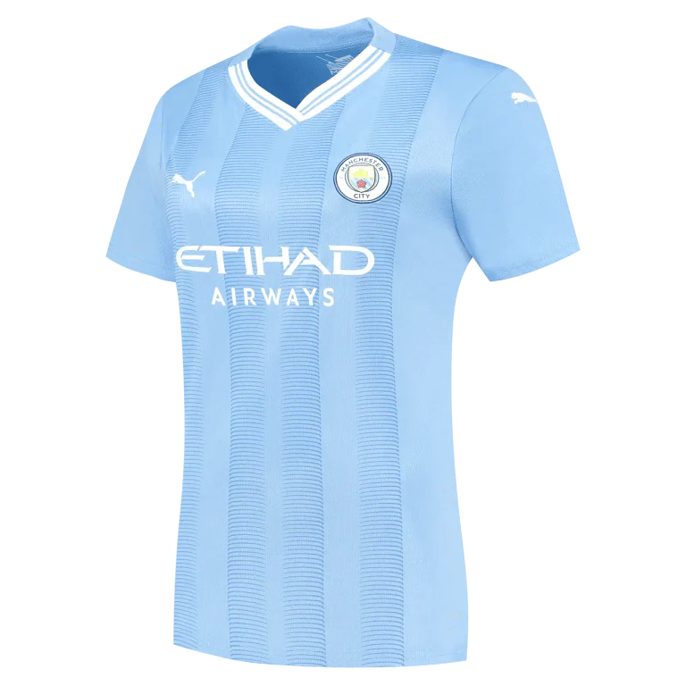 Camisa Manchester City Home 23/24 Torcedor Puma Feminina - Azul