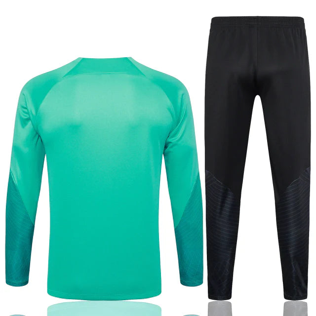 Conjunto de Treino Barcelona Nike 2024/25 Verde e Preto