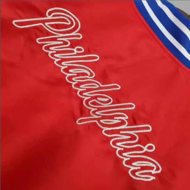 Jaqueta Philadelphia 76ers 23/24 Masculino - Vermelho