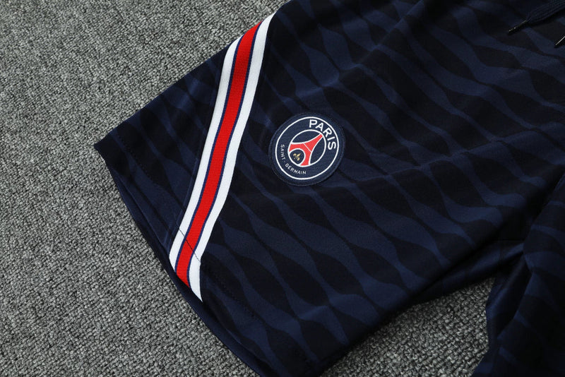 Conjunto Regata Paris Saint Germain Training 2022/23 Jordan - Azul Escuro