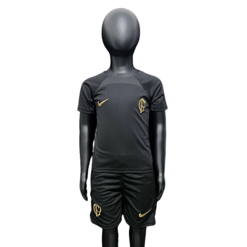 Kit Infantil Nike Corinthians Treino - 23/24 -Preto