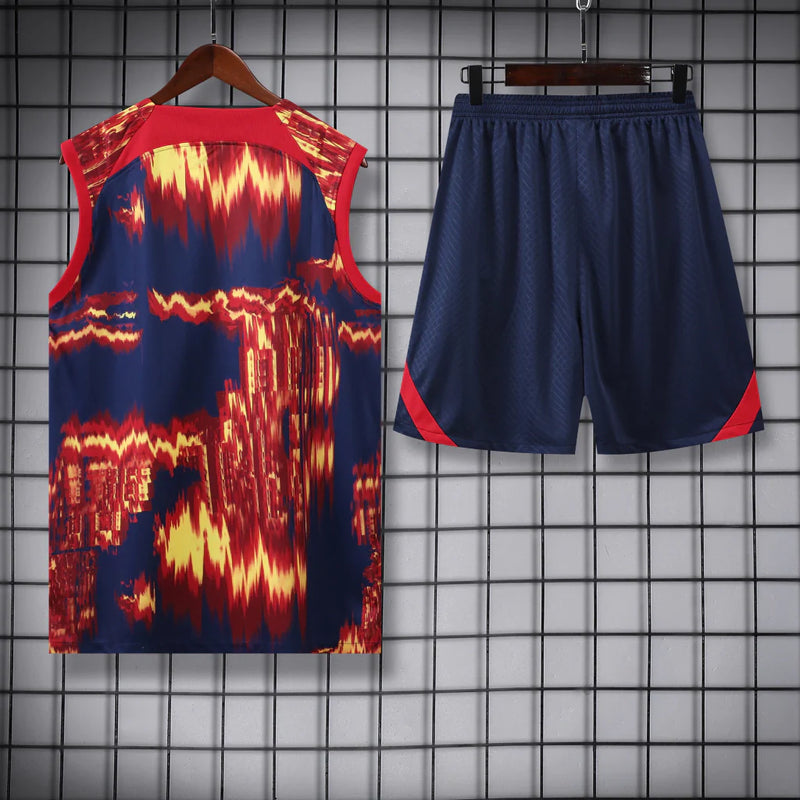 Conjunto Regata Red Bull Leipzig Training 2023/24 Nike - Azul