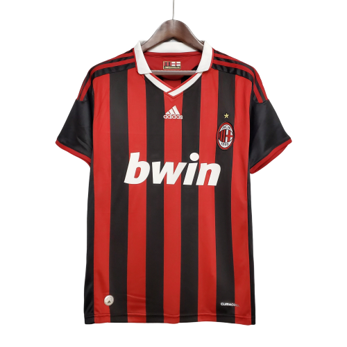 Camisa Retrô Milan I Adidas 2009/10 Vermelho e Preto