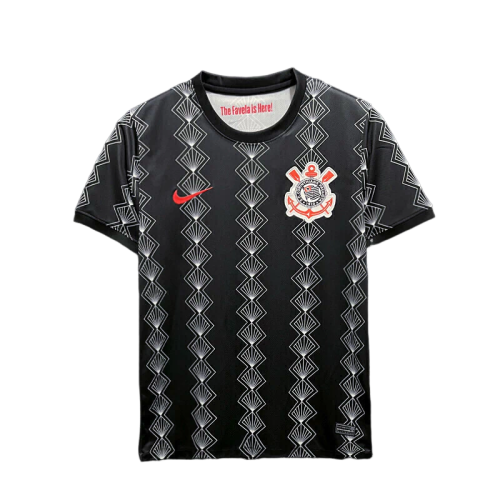 Camisa Nike Corinthians Treino 23/24 Torcedor Masculina - Preta