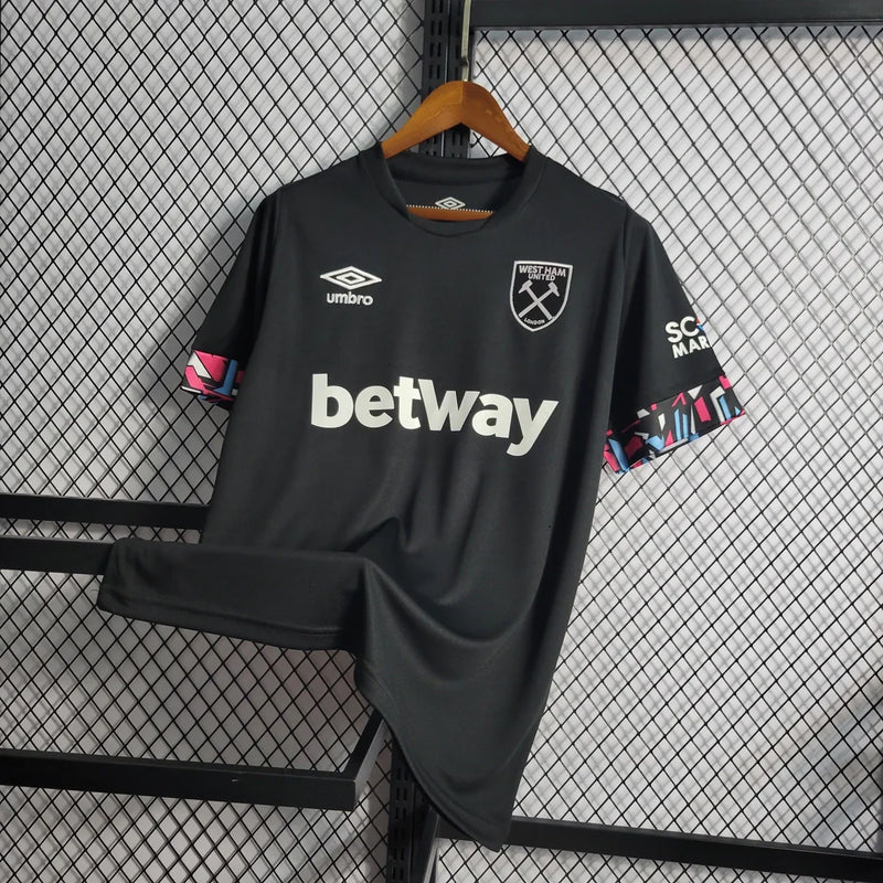 Camisa West Ham II 22/23 Torcedor Umbro Masculina - Preto