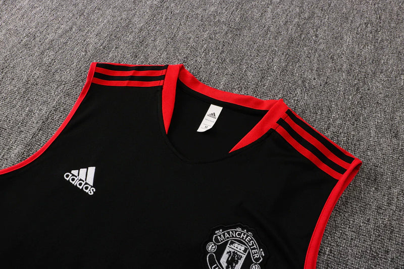 Conjunto Regata Manchester United - Preto+Vermelho