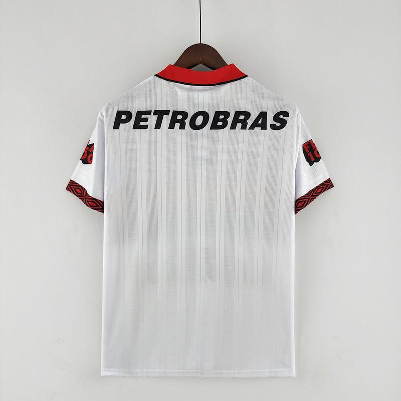 Camisa Retrô Flamengo II Away 1995/96 Adidas Masculino Branco