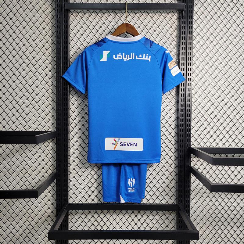 Kit Infantil Al Hilal Home 23/24 - Puma Azul