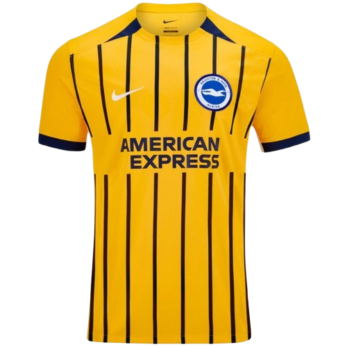 Camisa Brighton II Away 2024/25 Nike Torcedor Masculino Amarelo