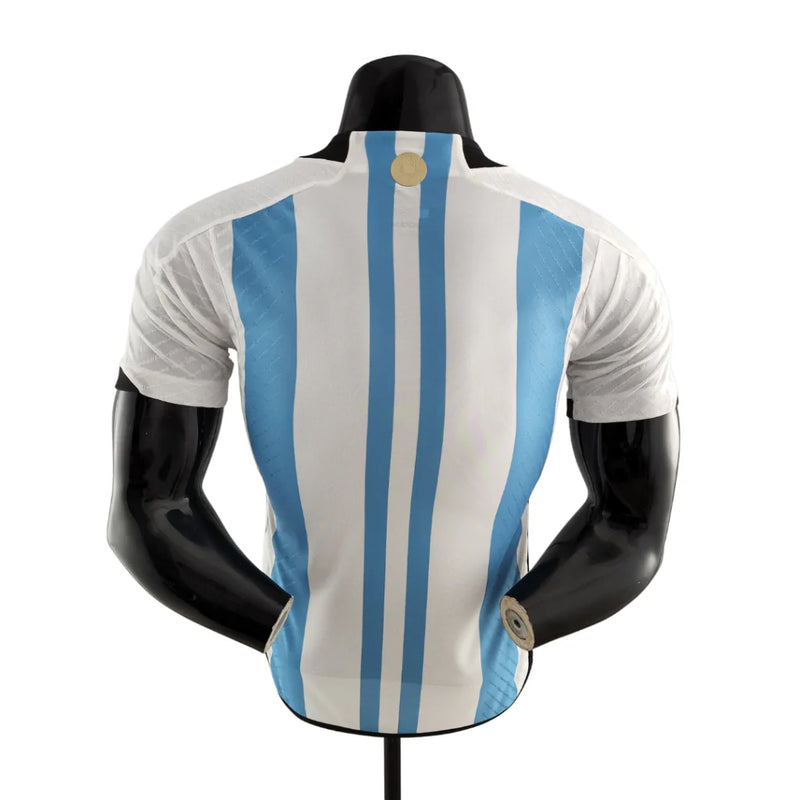 Camisa Argentina I Home 2022/23 Adidas Jogador Masculino Azul e Branco