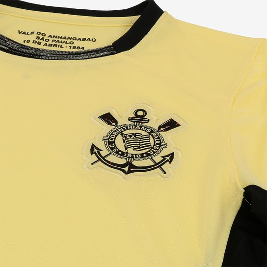 Camisa Corinthians III 2023/24 Torcedor Feminina - Preto e Dourado Nike