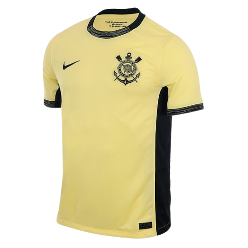 Camisa Corinthians III 2023/24 Torcedor Masculina - Preto e Dourado Nike