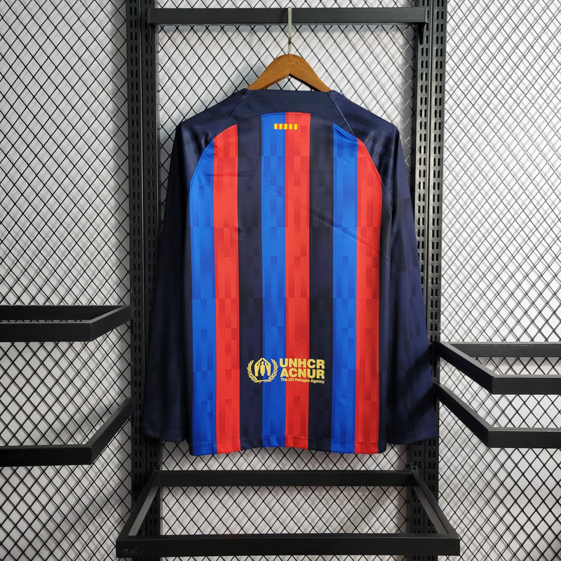 Camisa I Nike Barcelona 22/23 - Manga Longa