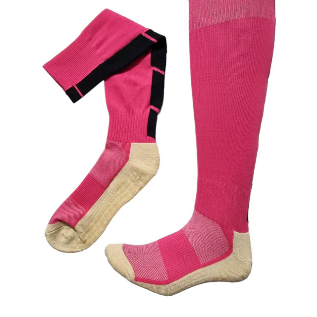 Meia Esportiva BHS Pro Antiderrapante Antiaderente Profissional -rosa - Futebol Basquete Academia Tam. Unico 35 ao 44