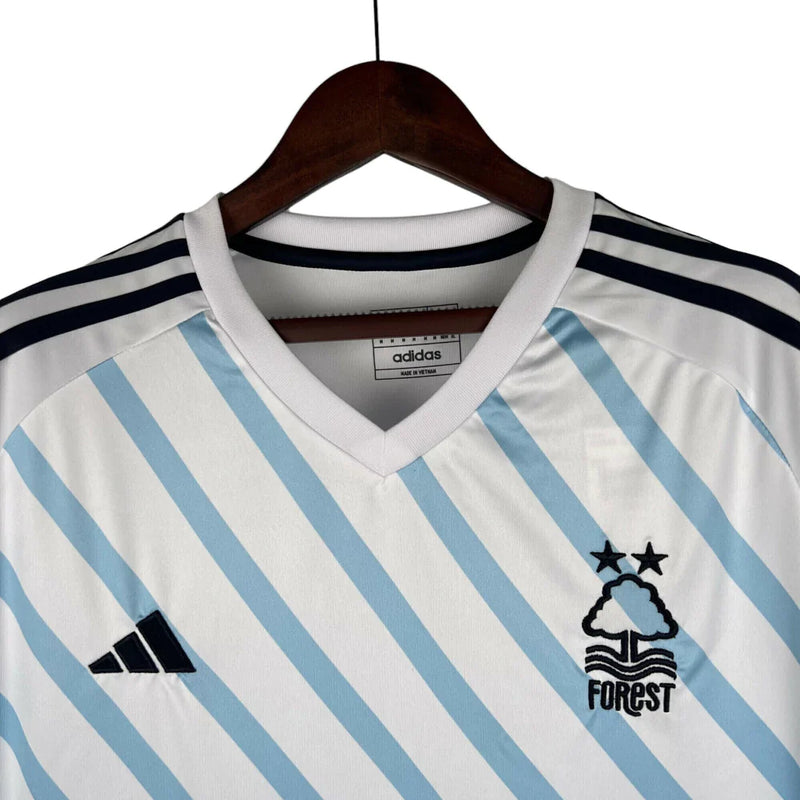 Camisa Nottingham Forest II Away 2023/24 Adidas Torcedor Masculino Branco