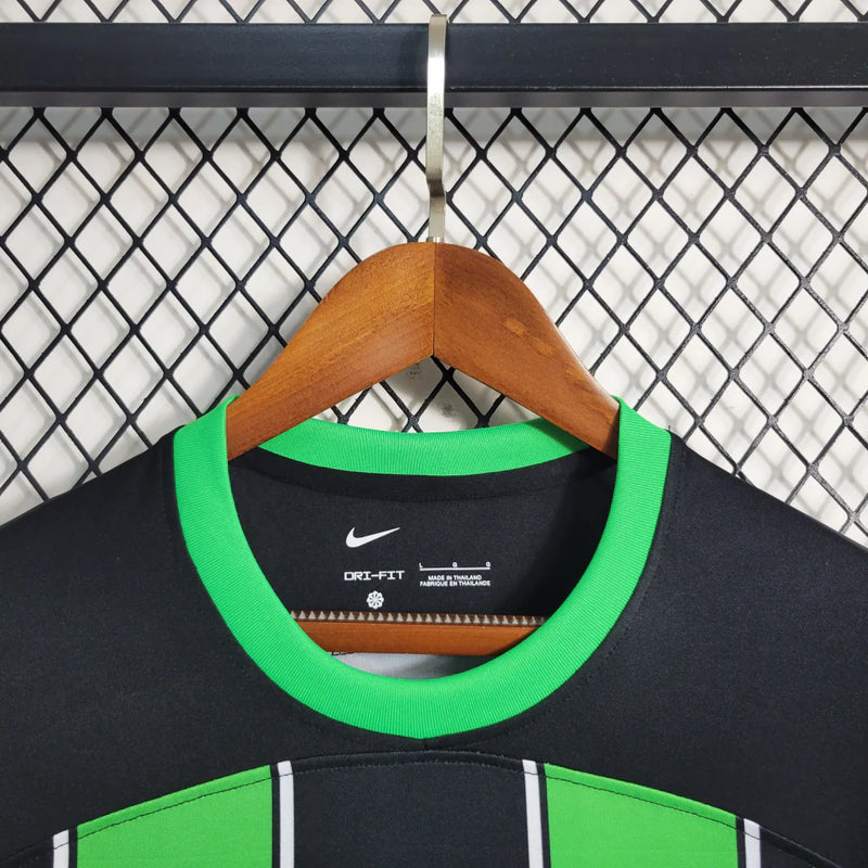 Camisa Brighton II Away 2023/24 Nike Torcedor Masculino Verde e Preto