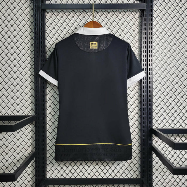 Camisa Vasco da Gama III 23/24 Kappa Feminina Camisas Negras