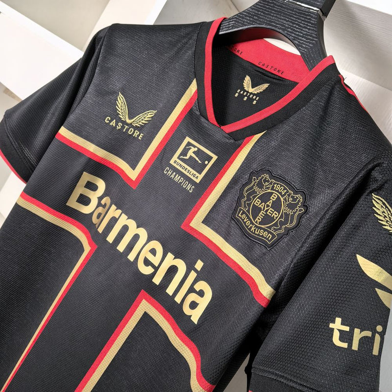 Camisa Bayer Leverkusen II Torcedor 2024/25 Masculino Preto