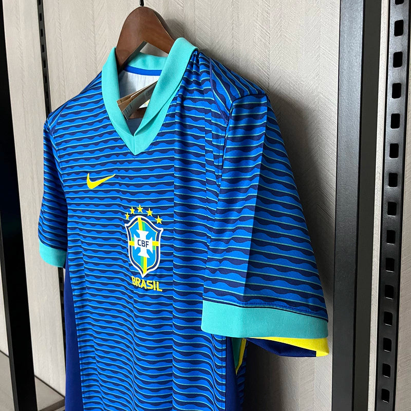 Camisa Brasil II Away Nike Torcedor 2024/25 Masculino Azul