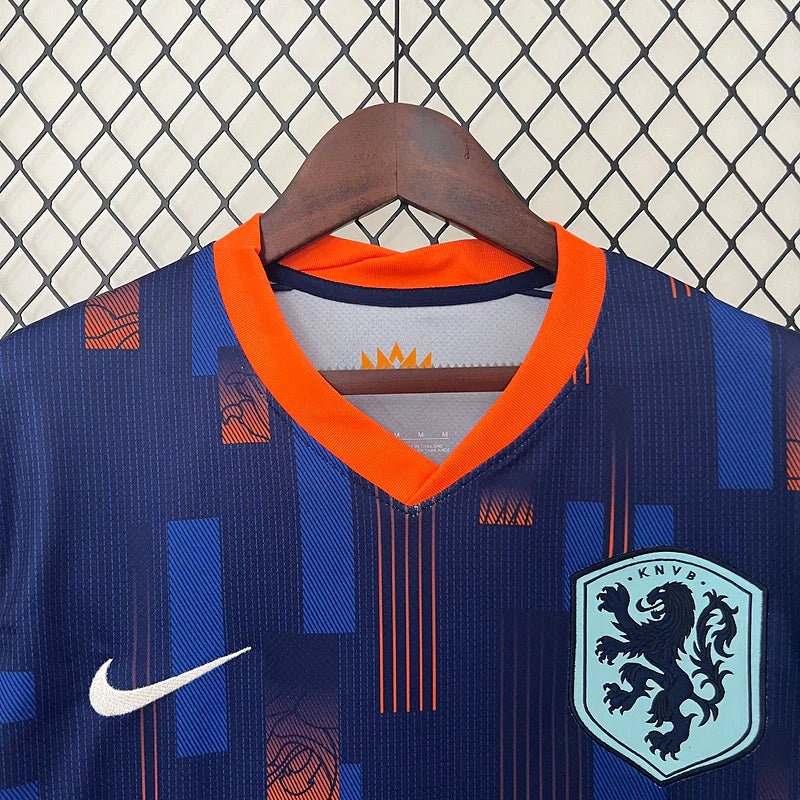 Camisa Holanda I Home Nike Torcedor 2024/25 Masculino Azul