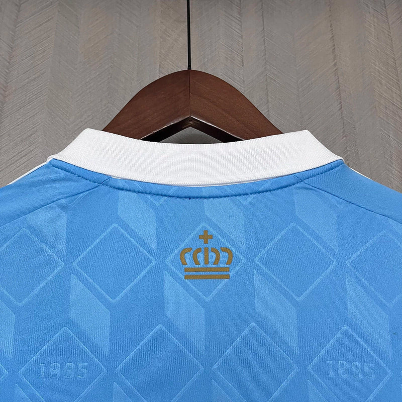 Camisa Bélgica II Away 2024/25 Torcedor Adidas Masculino Azul Celeste