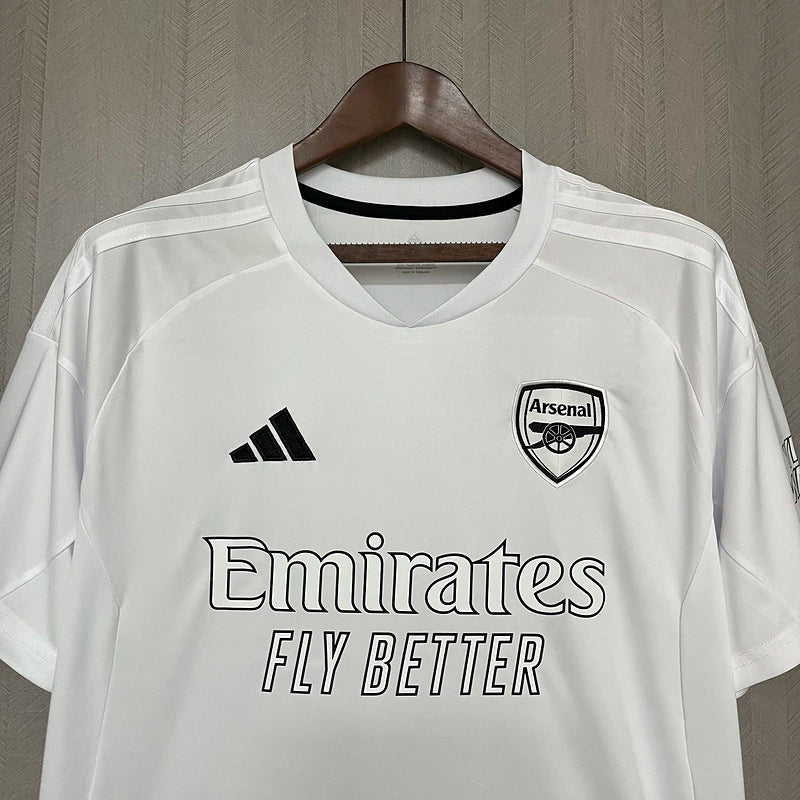 Camisa Arsenal Edição Wihite Adidas Torcedor 2024/25 Masculino Branco