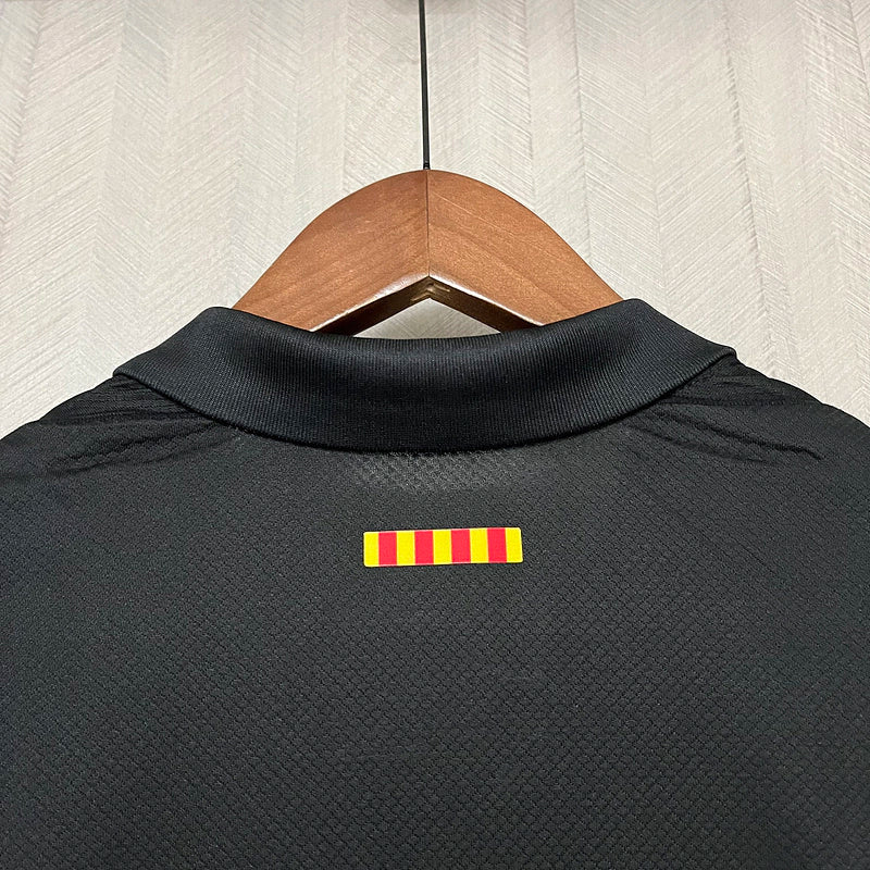 Camisa Barcelona II Away Nike Torcedor 2024/25 Masculino Preto