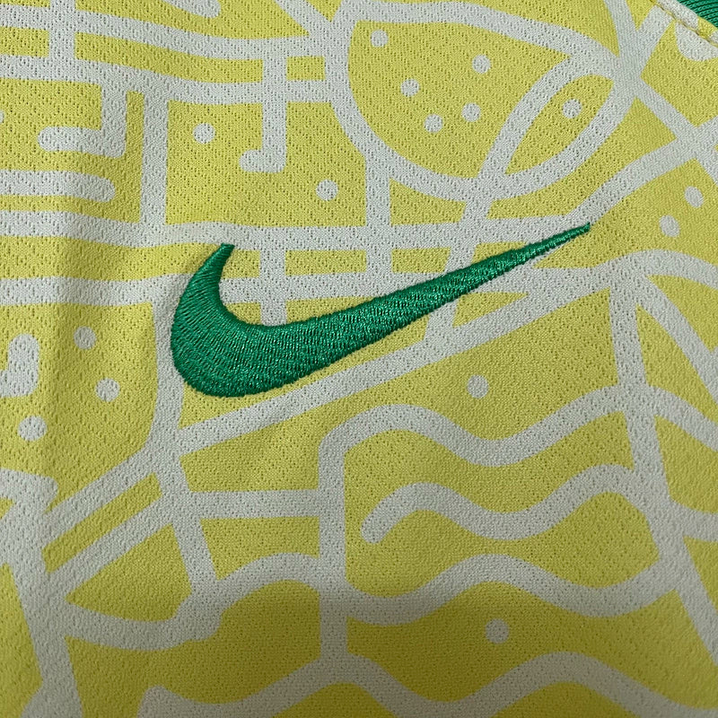 Camisa Seleção Brasileira I Home Nike Torcedor 2024/25 Masculino Amarelo