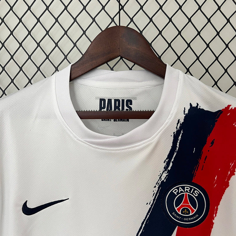 Camisa París Saint Germain II Away 2024/25 Torcedor Masculino Branco