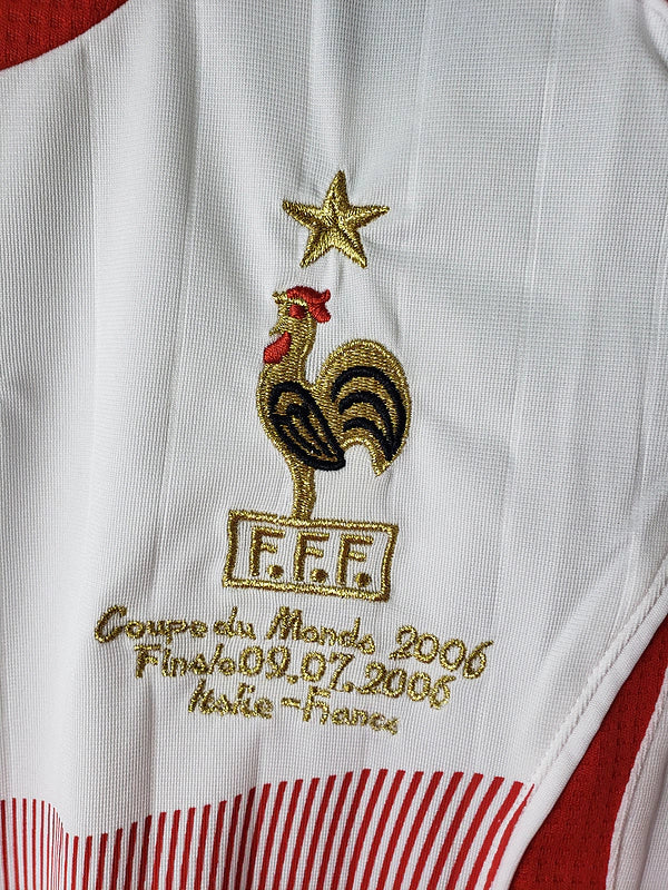 Camisa Retrô França II Away Adidas 2006/07 Masculino Branco