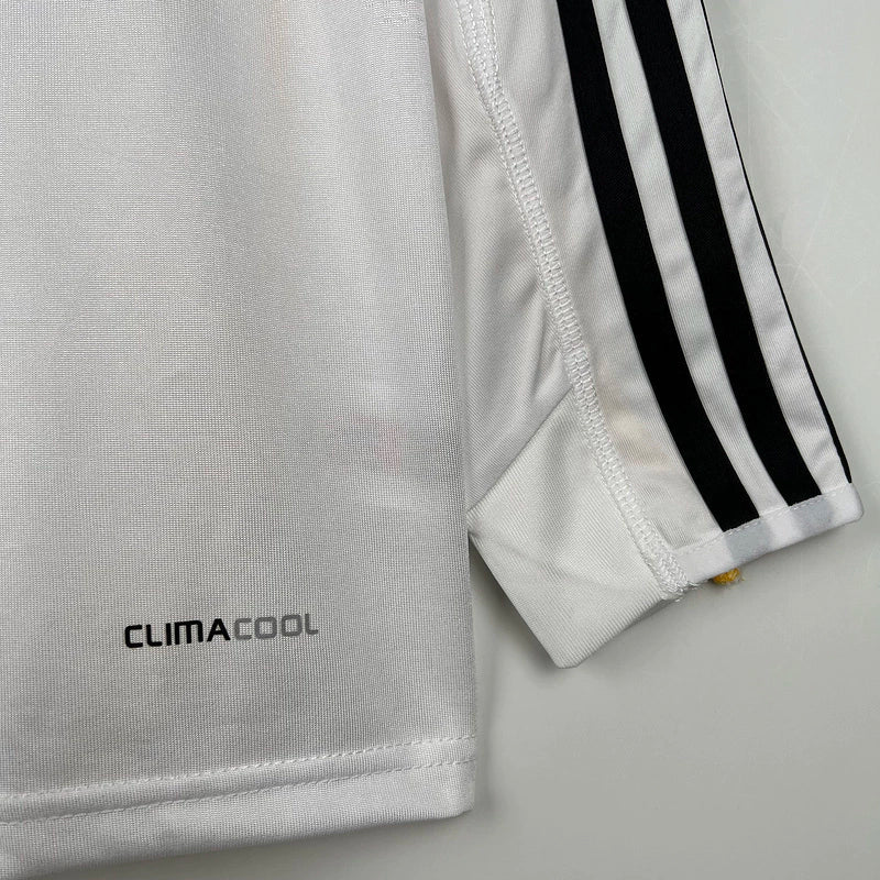 Camisa Real Madrid Manga Longa I Home Adidas 2009/10 Masculino Branco