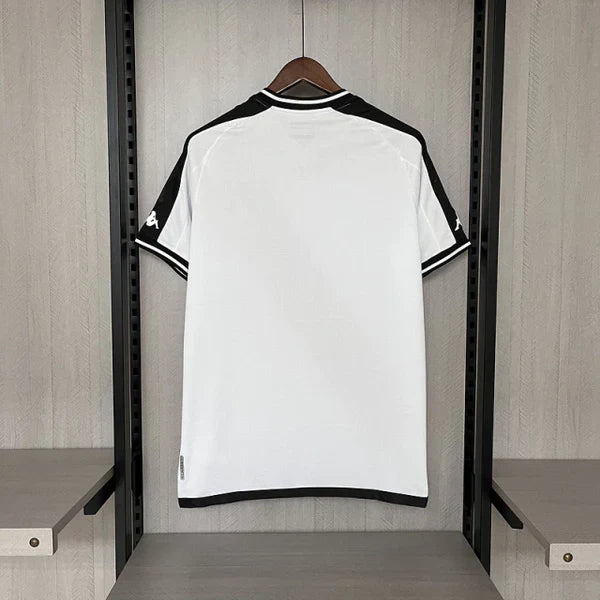 Camisa Vasco da Gama II Away 2024/25 Kappa Torcedor Masculino Branco e Preto