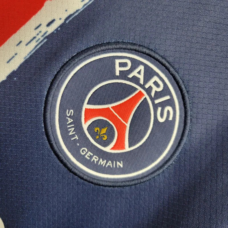 Camisa París Saint Germain I Home 2024/25 Torcedor Masculino Azul Marinho