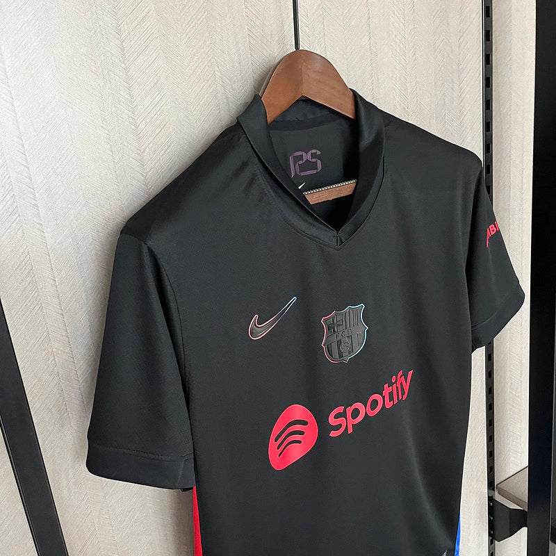 Camisa Barcelona II Away Nike Torcedor 2024/25 Masculino Preto