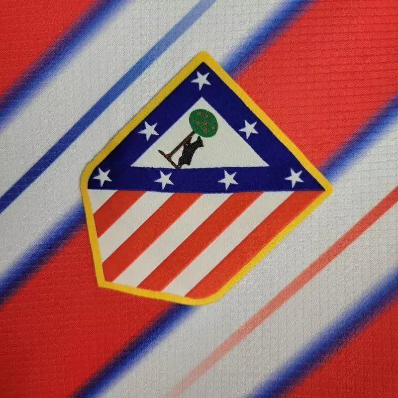 Camisa Atlético de Madrid I Home Nike Torcedor 2024/25 Masculino Vermelho e Branco