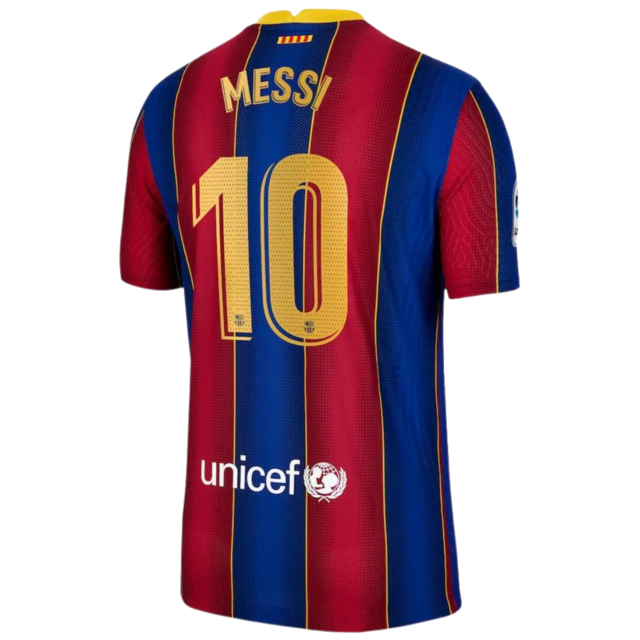 Camisa Retrô Barcelona Home 20/21 Torcedor Nike Masculina - Azul e Grená