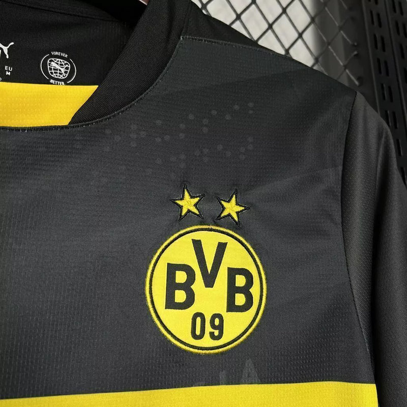 Camisa Borussia Dortmund II Away Puma Torcedor 2024/25 Masculino Preta