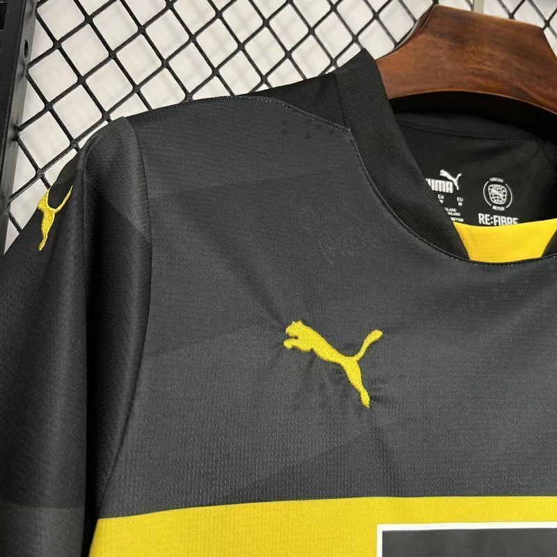 Camisa Borussia Dortmund II Away Puma Torcedor 2024/25 Masculino Preta