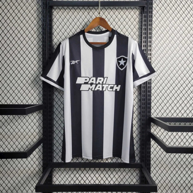 Camisa Botafogo I 23/24 Torcedor Masculina - Preto e Branco