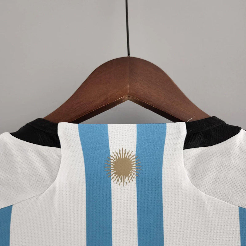 Camisa Argentina Away Adidas Torcedor 2023 Masculino Azul (3 ESTRELAS)